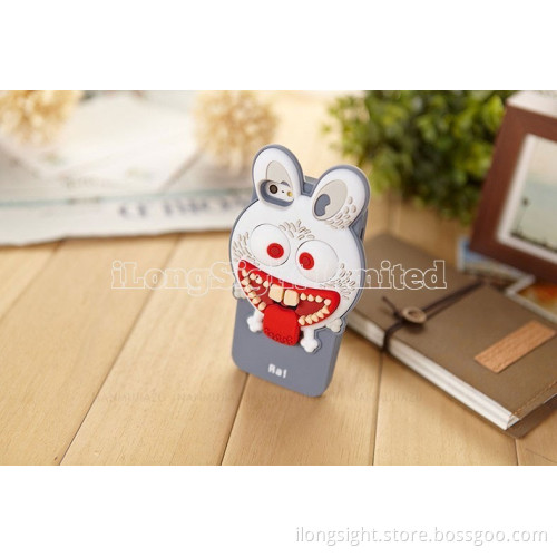 Anger Rabbit 3D Silicone Case For iPhone 5